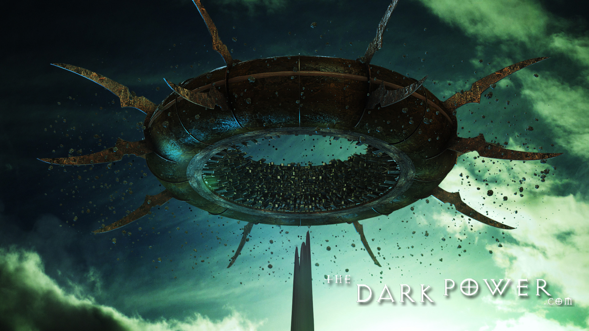 the-dark-power La città di Sigil in grafica CGI, screenshot 2 - by The Dark Power (Joe) thedarkpower.com (2018-11) © dell'autore, tutti i diritti riservati