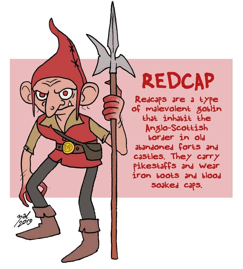 zal001 "Redcap" - by Austin "Zal" Forbes zal-art.tumblr.com (2019) © dell'autore tutti i diritti riservati